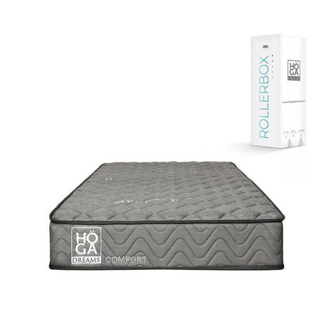 Colchón Roller Pro Resorte Bonnell 1 Plaza 90x190x21 Cms-0