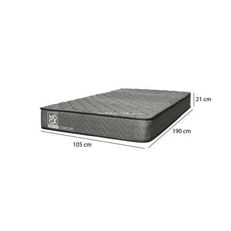 Colchón Roller Pro Resorte Bonnell 1,5 Plaza 105x190x21 Cms-3