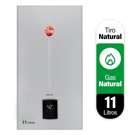 Calefont 11 litros Gas natural Tiro Natural Rheem-1