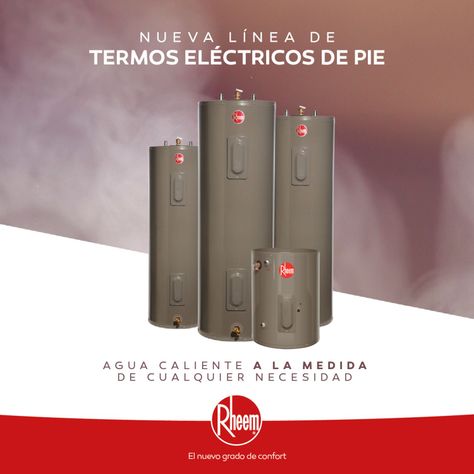 Termo eléctrico de piso 57 litros Rheem-2