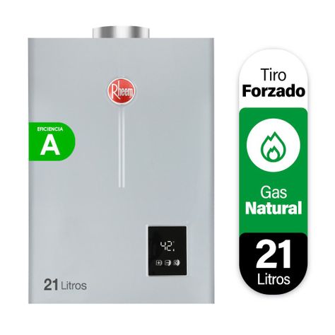 Calefont 21 litros Gas natural Tiro forzado Rheem-1