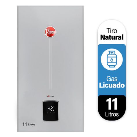 Calefont 11 litros Gas licuado Tiro Natural Rheem-1