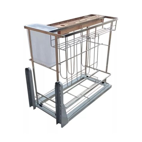 Organizador Cocina Extensible 30 cm hbt Cromado-0