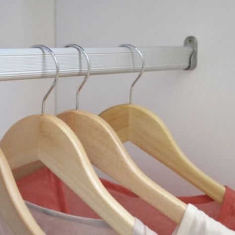 Pack Barra Closet 1000 mm más soportes hbt Aluminio-2