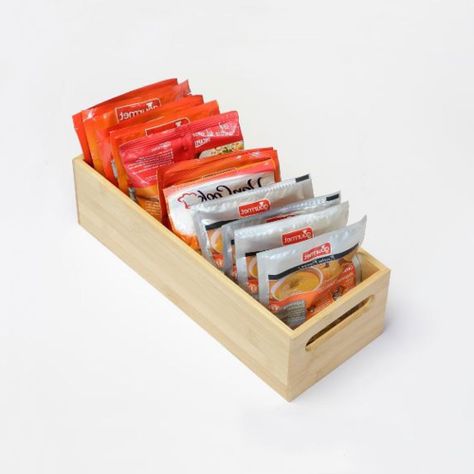 Caja Bambú Natural hbt Tamaño XS 35x14x10 cm-1