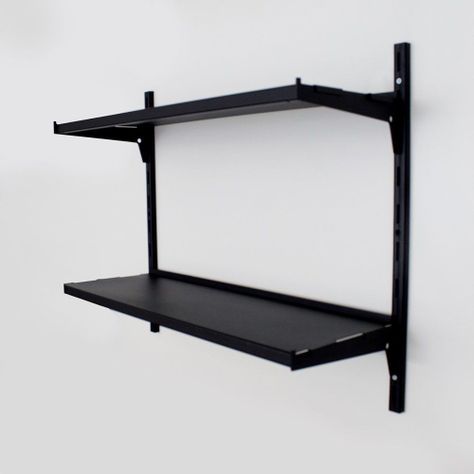 Set Repisa Regulable hbt Negra-1