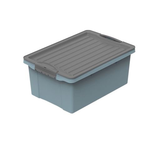 Caja Compact A4 13 Lt 39x18x27 cm ROTHO Azul Eco-0