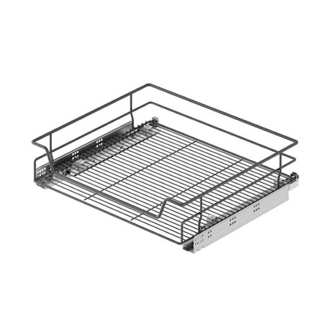 Cesta Extensible Con Guia Tandem Blum STARAX 40 cm Cromo-0
