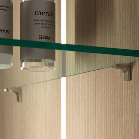 12 Soportes Repisa Cristal Kline Niquel ITALIANA FERRAMENTA-1