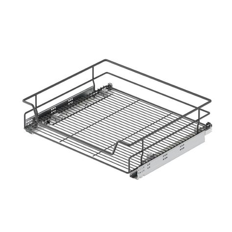 Cesta Extensible Con Guia Tandem Blum STARAX 45 cm Cromo-0