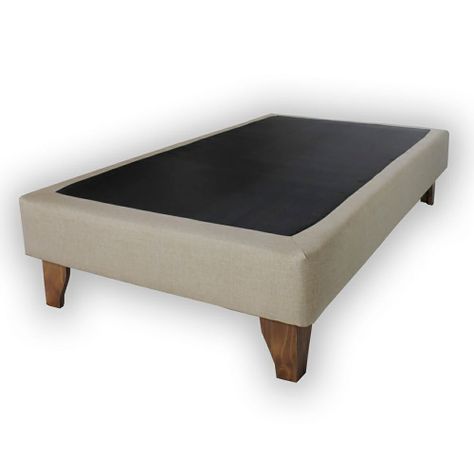 Base de Cama Europea Lino Beige 1.5 plazas-1