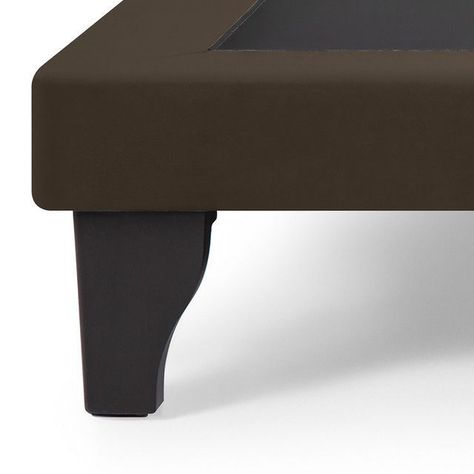 Base de Cama Europea Felpa Chocolate 1.5 plazas-1