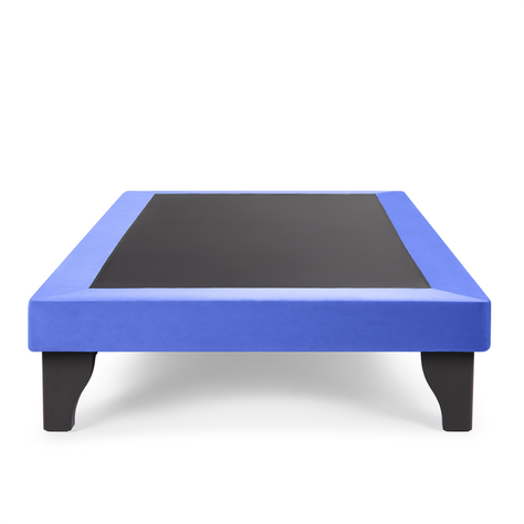 Base de Cama Europea Felpa Azul 1.5 plazas-0