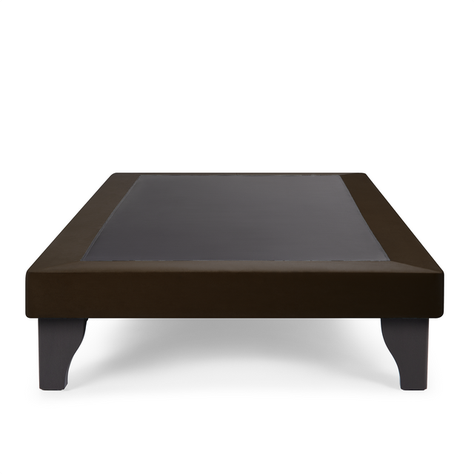 Base de Cama Europea Felpa Chocolate 1 Plaza-0