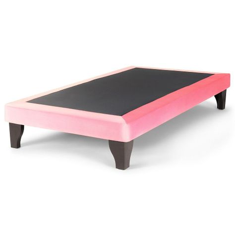 Base de Cama Europea Felpa Rosado 1.5 plazas-0
