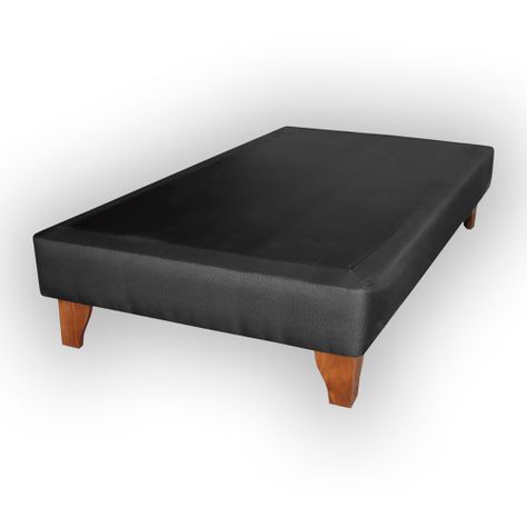 Base de Cama Europea Lino Gris Oscuro 1.5 plazas-1
