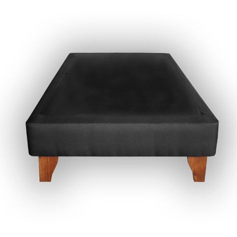 Base de Cama Europea Lino Gris Oscuro 1.5 plazas-0
