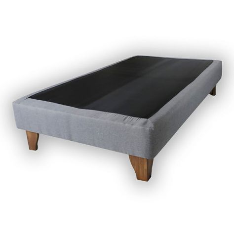 Base de Cama Europea Lino Gris 1.5 plazas-1