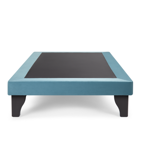 Base de Cama Europea Felpa Turquesa 1.5 plazas-0