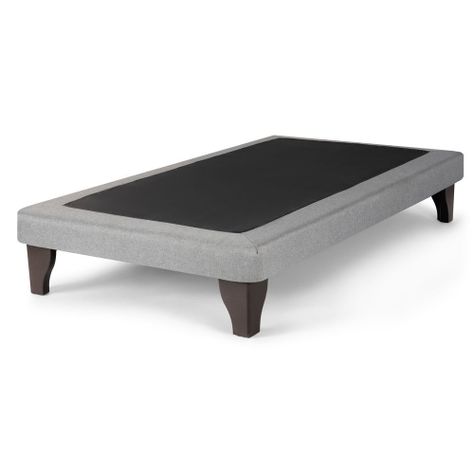 Base de Cama Europea Lino Gris 2 Plazas-1