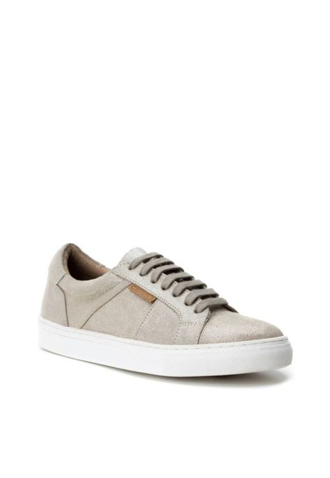 Zapatillas Cuero de Mujer Roberta-0-89 Gris-0