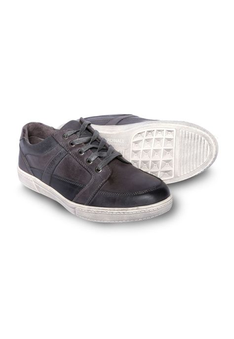 Zapatos Hombre Cuero Memphis-0-79 Gris Cardinale-1