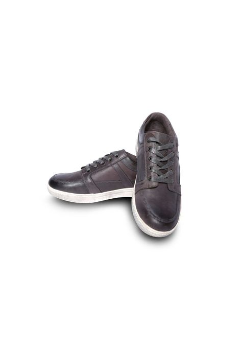 Zapatos Hombre Cuero Memphis-0-79 Gris Cardinale-3