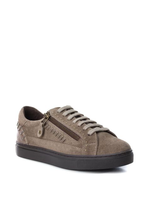 Zapatillas Mujer Flora Taupe Carmela-2