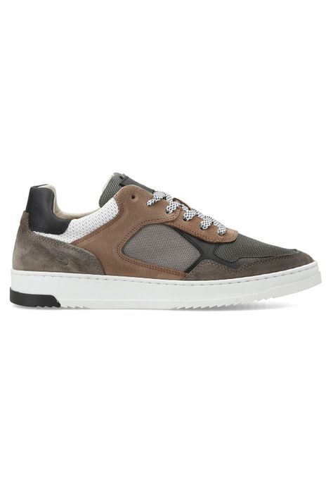 Zapatillas Cuero Y Textil Kai-0-11 Gris-1