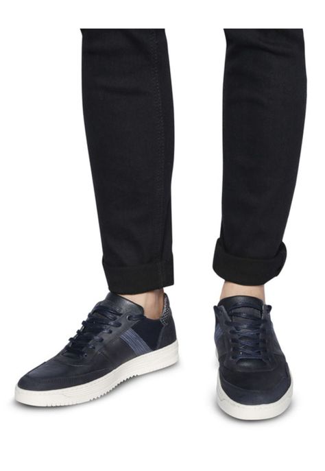 Zapatillas de Cuero Hombre Tarpley-0-30-Negro A-4