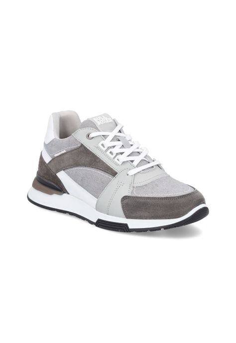 Zapatillas Cuero Y Textil Split-0-70 Blanco-0