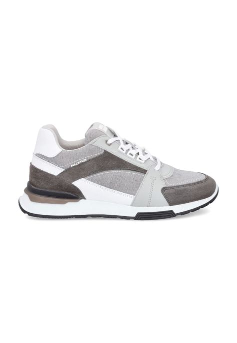 Zapatillas Cuero Y Textil Split-0-70 Blanco-1