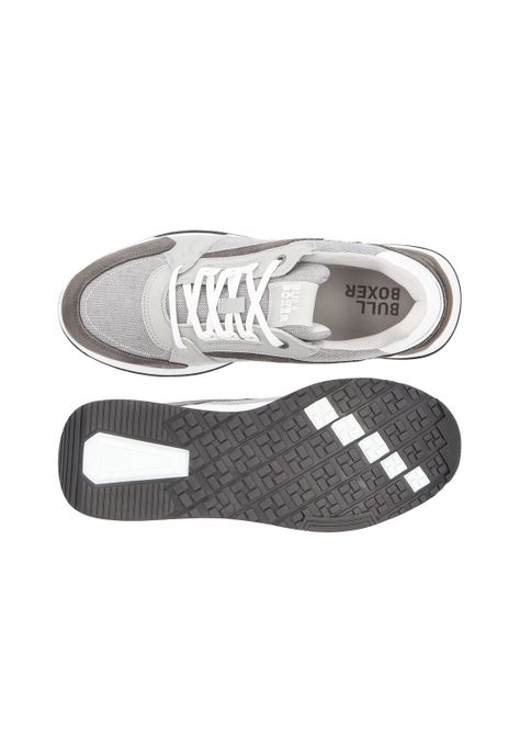 Zapatillas Cuero Y Textil Split-0-70 Blanco-2