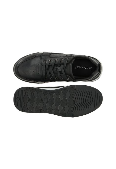 Zapatillas Cuero Forn-0-08 Negro-2