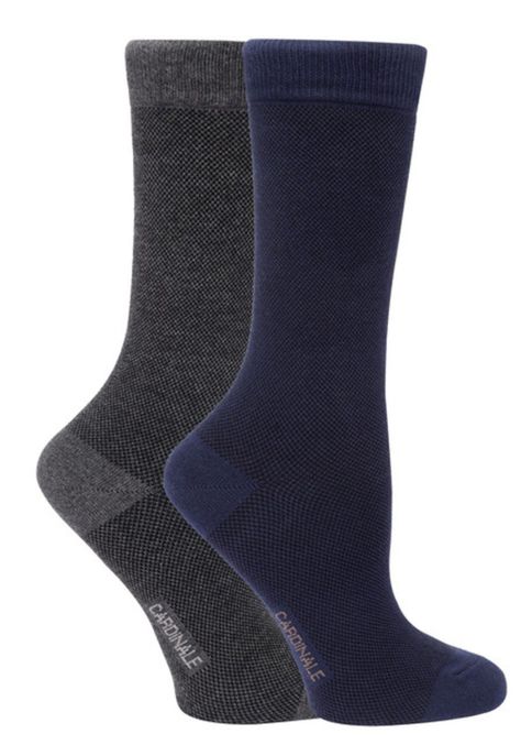 Calcetin De Hombre-1U-Ca66-Gris/Azul-1012-2