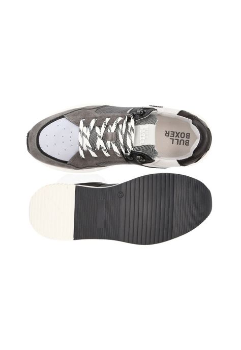 Zapatillas Cuero Y Textil Vukovar-0-52 Gris-2