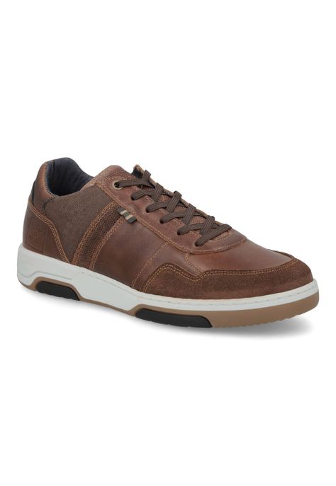 Zapatillas Cuero Y Textil Brass-0-30 Brandy-1