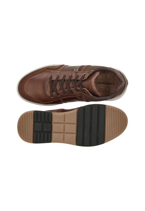 Zapatillas Cuero Y Textil Brass-0-30 Brandy-2