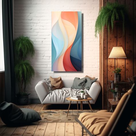 Arte Patron Intenso Refinado Arte De Pared 80x160cm-2