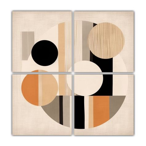 Artes De Pared Expresión Armonía Cromática 60x60 Cm-0