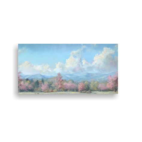 Paisaje Clásico Realista En Cuadro Patrón 100x50cm-0