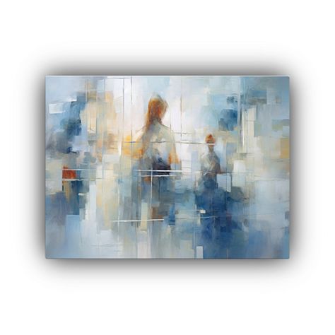 Pintura óleo Cuadro Dibujo Fantasía Artista 65x50cm-0