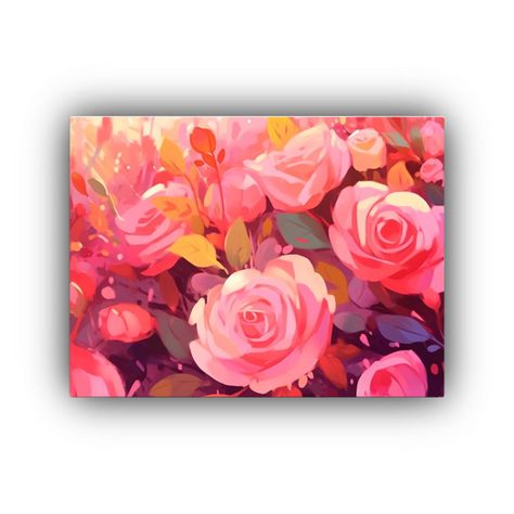 Pintura Decorativa Estilo Atey Ghailan Y Joelle, Patrón De  65x50cm-0