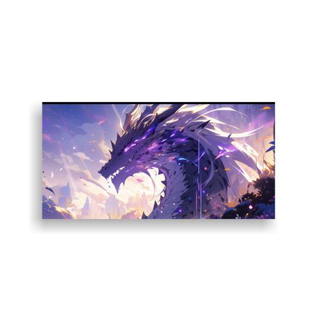 Pintura Mural Moderna Arte De Calle Un Dragón En  120x60cm-0