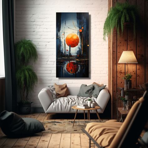Pintura Acrílica Para Decoración Contemporánea 60x120cm-2
