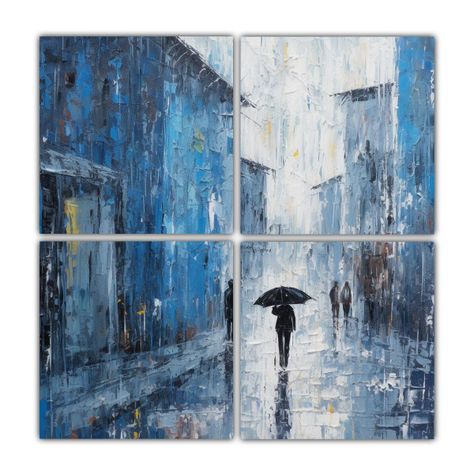 Lienzos De Tela Creativa Inspirados En Un Día 100x100 Cm-0
