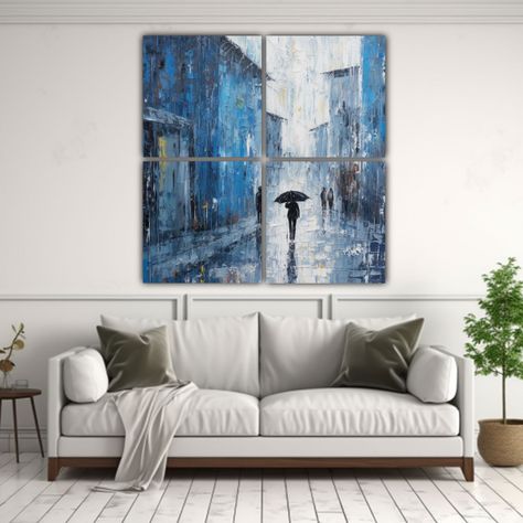 Lienzos De Tela Creativa Inspirados En Un Día 100x100 Cm-2