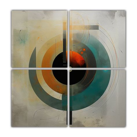 Pinturas Minimalistas Surrealistas De Lona 200x200 Cm-0