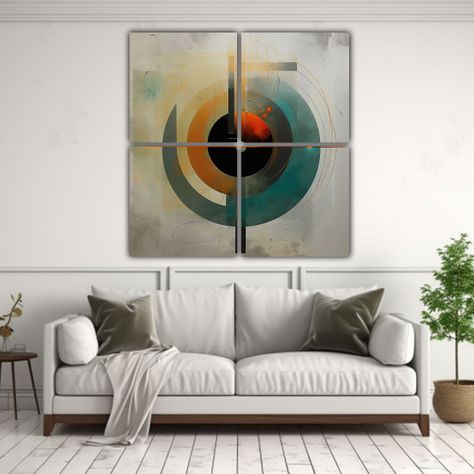 Pinturas Minimalistas Surrealistas De Lona 200x200 Cm-2