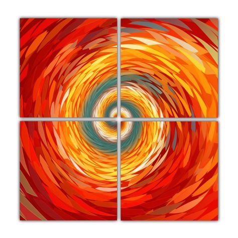 Cuatro Cuadros De Tela Sublimada Para Dormitorio 200x200 Cm-0